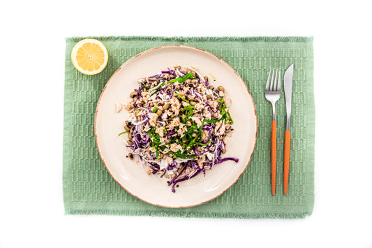Black Eyed Beans with Tuna, Wakame & Cabbage