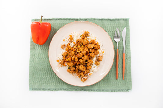 Soya Meat Tikka Masala With Cashew