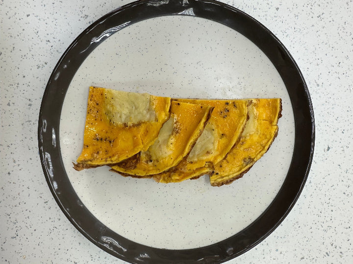 Cheese/Turkey Omelette - Cut Bulk RestCheese/Turkey Omelette