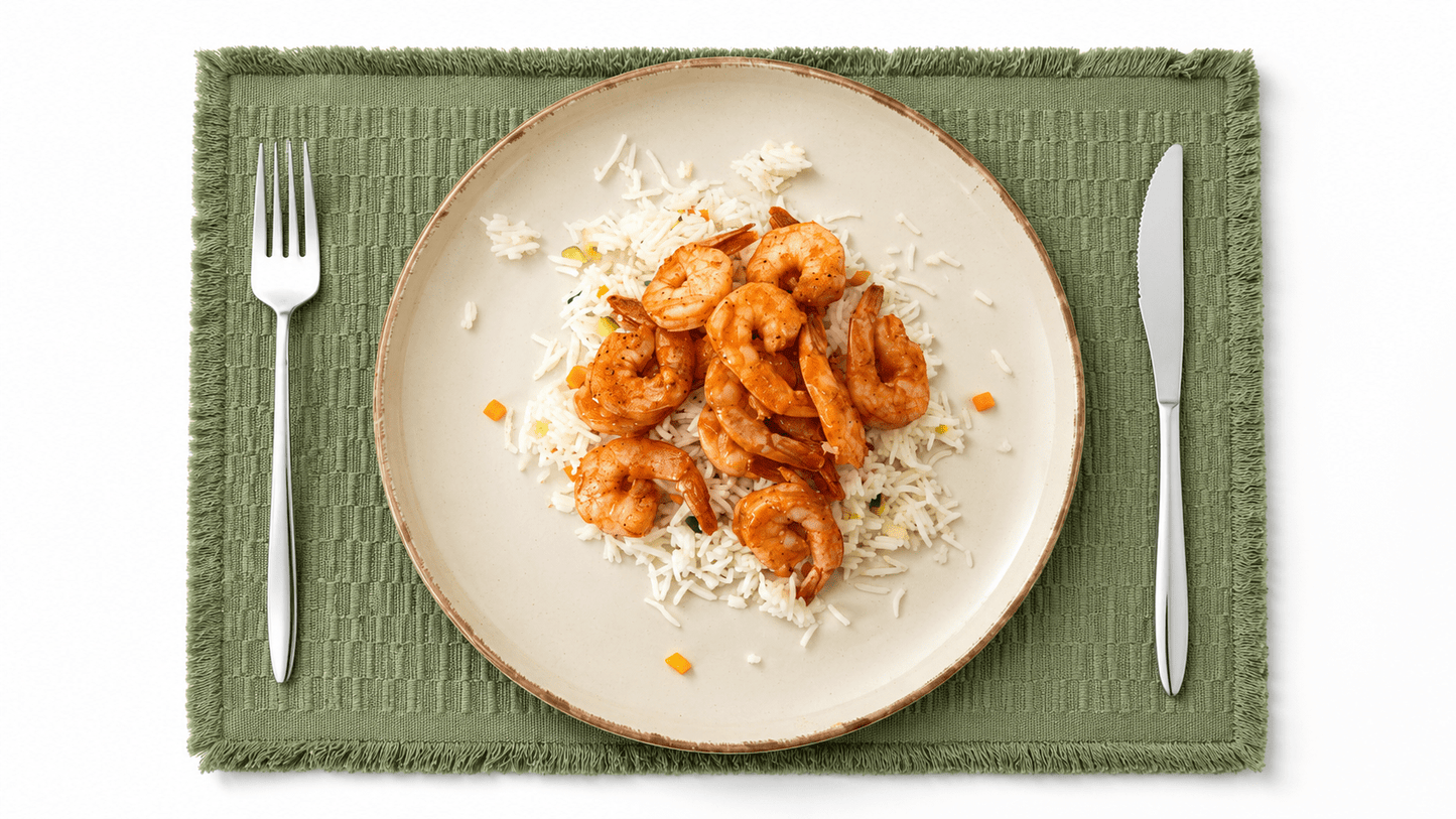 Mediterannean Prawns with Basmati - Cut Bulk RestMediterannean Prawns with Basmati