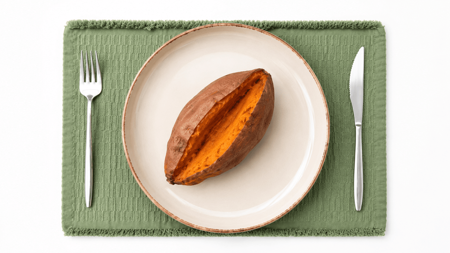 Oven Baked Sweet Potato 500gr - Cut Bulk RestOven Baked Sweet Potato 500gr