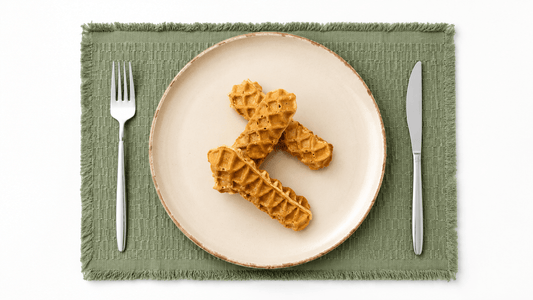 pistachio protein waffle - Cut Bulk Restpistachio protein waffle