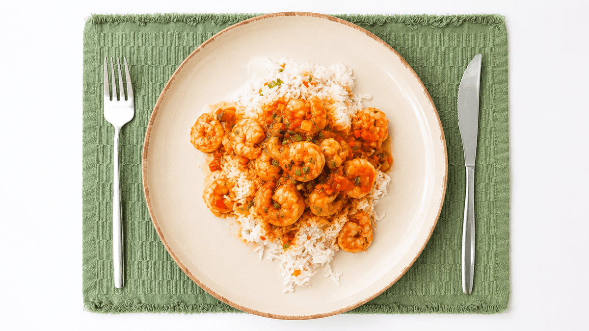 Tomato-Basil prawns - Cut Bulk RestTomato-Basil prawns
